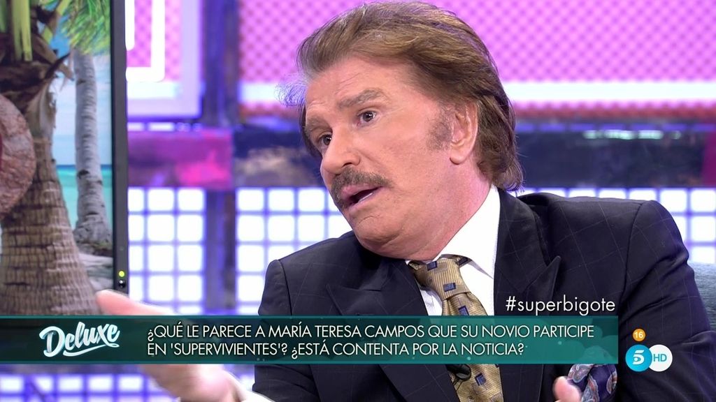 Bigote, sobre 'Supervivientes': “María Teresa me dijo que no tenía por qué pasar fatigas”