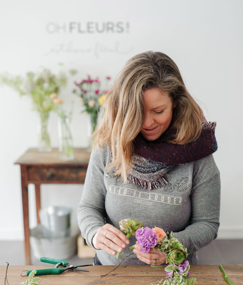 Curso de corona de flores