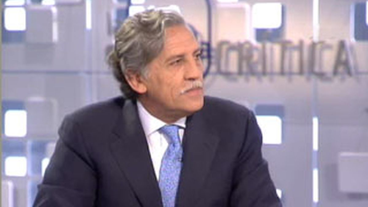 Diego López Garrido durante la entrevista en La Mirada Crítica. Vídeo: Informativos Telecinco