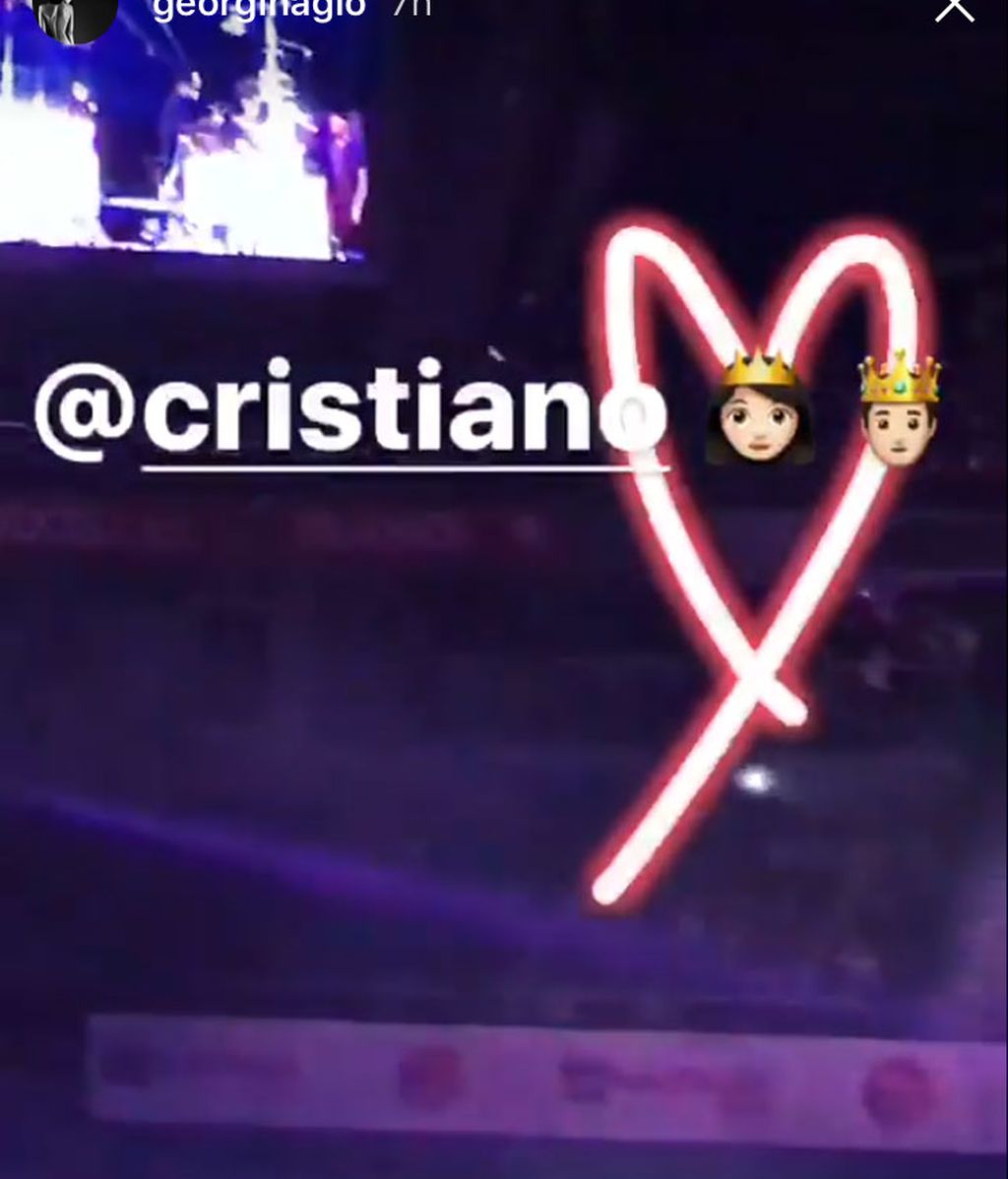 El mensaje de la novia de Cristiano