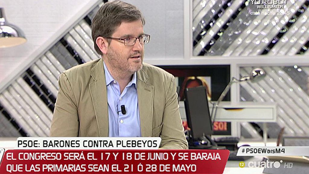 Urquizu (PSOE): "Lo que no podemos hacer es hablar mal de nosotros mismos"