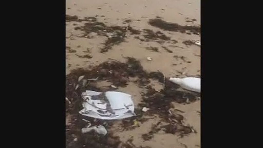 Así vomita basura el Mediterráneo sobre esta playa de Mallorca