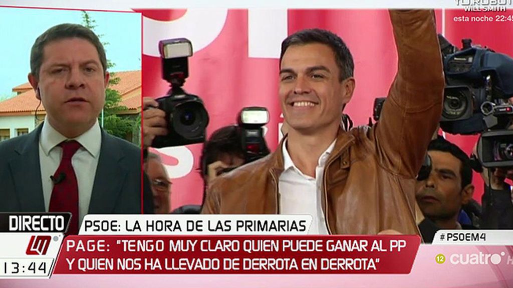 García-Page: "Insultar al PP está tirado, lo importante es saber ganar"