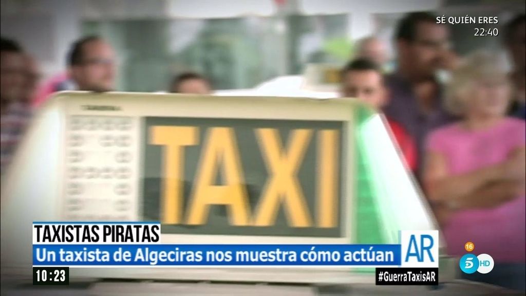 Así trabajan los 'taxistas piratas' de Algeciras