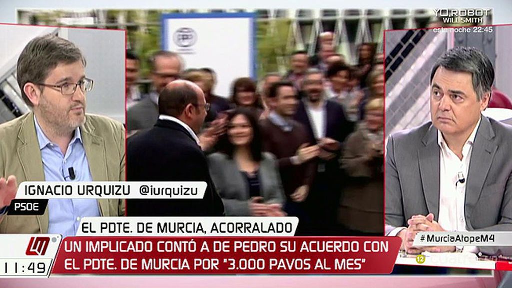 Carlos Rojas, a Ignacio Urquizu (PSOE): "Queréis desgastar al PP"