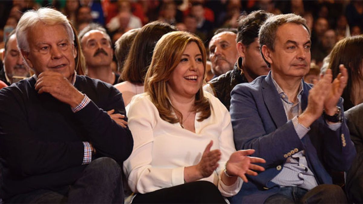 Los presidentes del PSOE claman por la unidad con Susana Díaz al frente