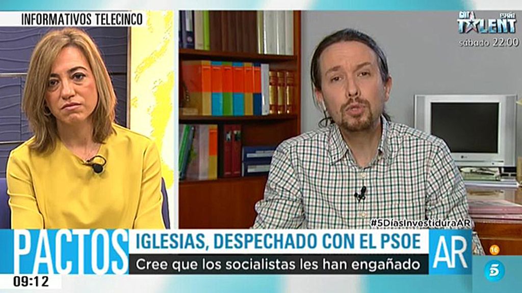 Iglesias: "Es un día triste, el PSOE ha cerrado la posibilidad de un gobierno progresista"
