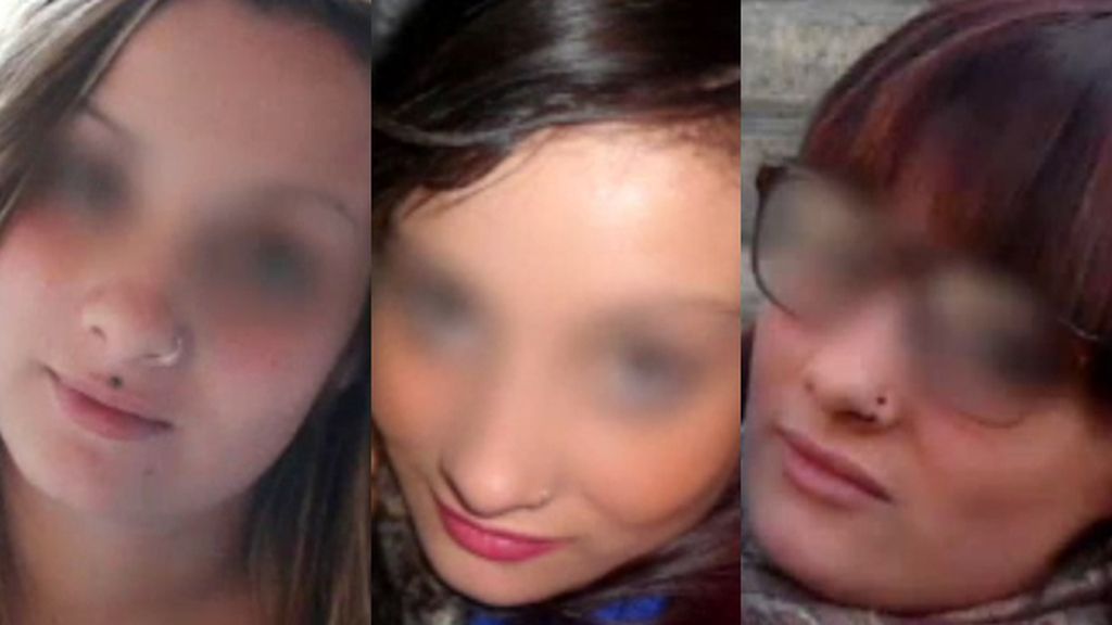 Katia Esteban Casielles,Rocío Oña Pineda y Cristina Arce de la Fuente, las tres víctimas de la avalancha en la fiesta de Halloween en en el pabellón de Madrid Arena