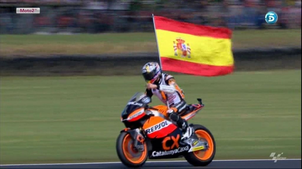 La vuelta de honor de Marc Márquez