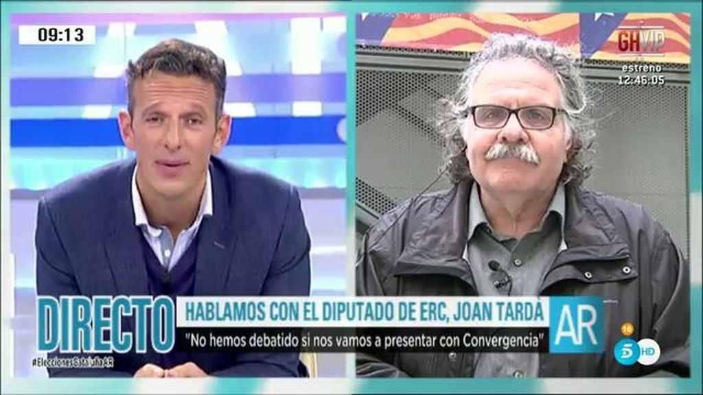 Joan Tardà: “Sería importante que Artur Mas diera un paso al lado”