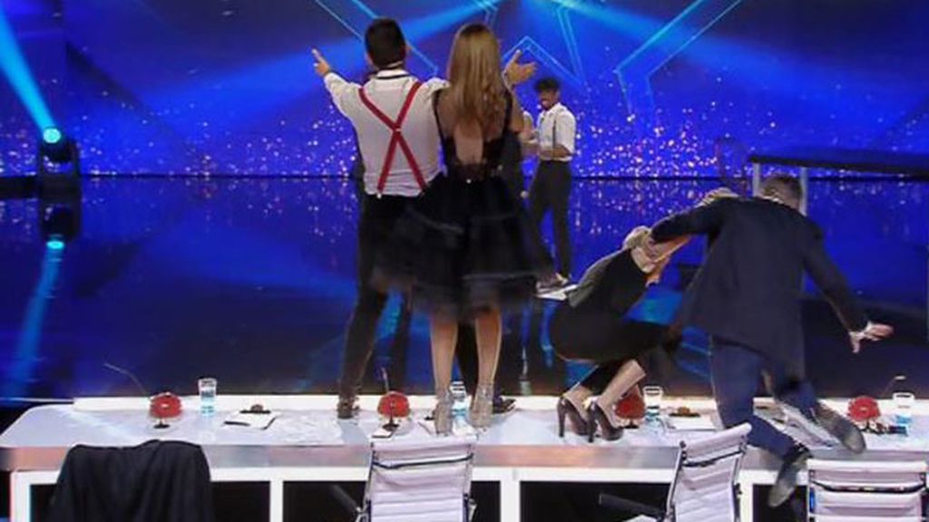 Edurne, Eva Hache, J.J. Vázquez y Jesús V. lo dieron todo