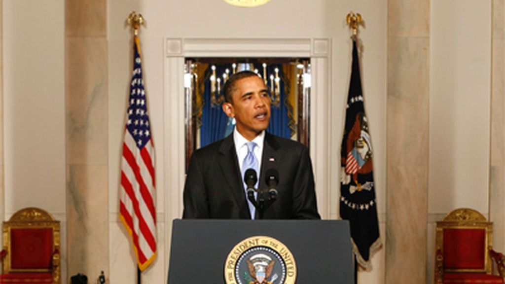 Obama en rueda de prensa en la Casa Blanca