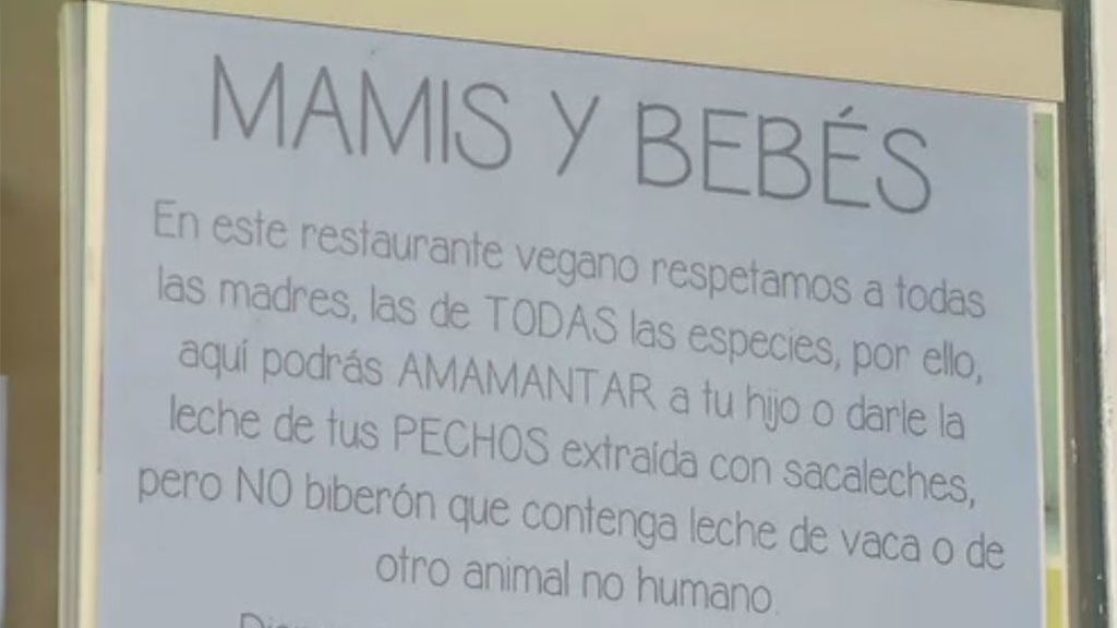 Los propietarios del restaurante vegano que recriminaron a una madre por dar el biberón a su hijo, se defienden