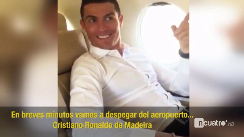 Así suena el primer avión que coge CR7 en el aeropuerto ‘Cristiano Ronaldo’: “Siiiiuuuuuhhh”