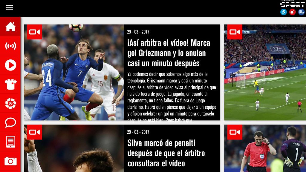 App Mediaset - Sport
