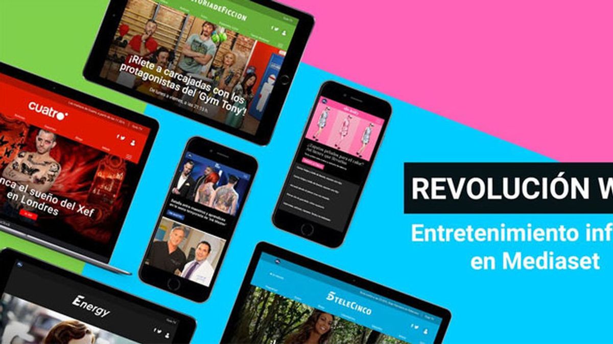 Revolución en las webs de Mediaset: diseño responsive y nueva navegación y arquitectura