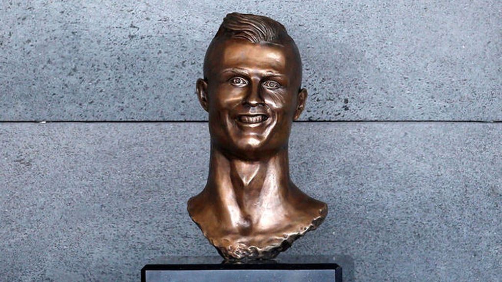 #HoyEnLaRed: el busto de Cristiano Ronaldo