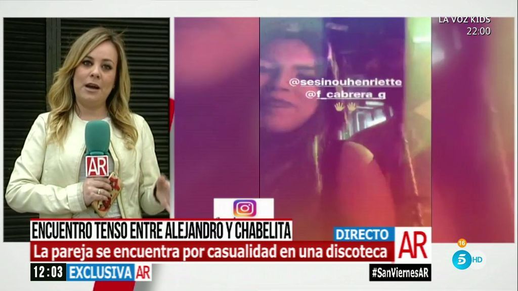 El tenso encuentro entre Chabelita y Alejandro Albalá en una discoteca de Madrid