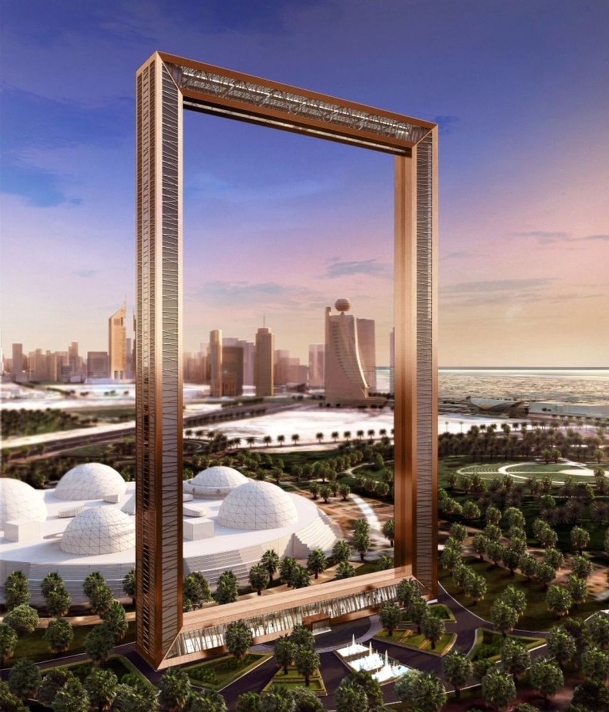Dubái, a punto de inaugurar un rascacielos que 'enmarcará' la ciudad