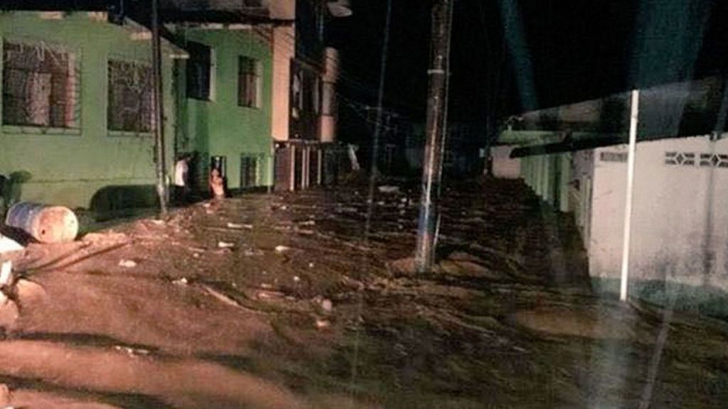 Primeras imágenes de las trágicas inundaciones en Putumayo, en Colombia