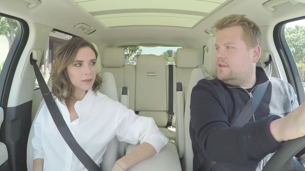 El amor entre James Corden y el maniquí de Victoria Beckham