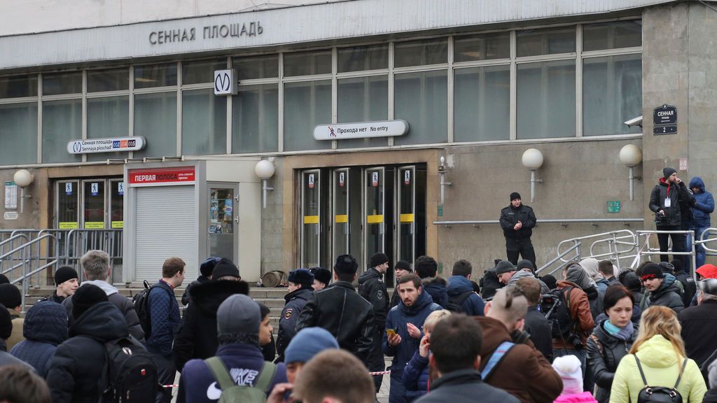 Las imágenes de la tragedia en el metro de San Petersburgo