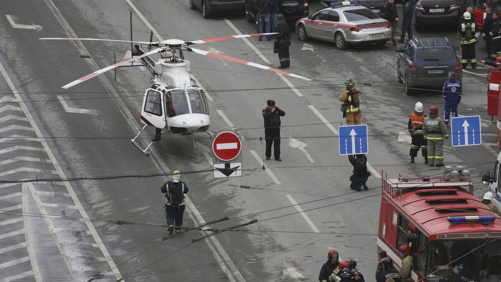 Las imágenes de la tragedia en el metro de San Petersburgo