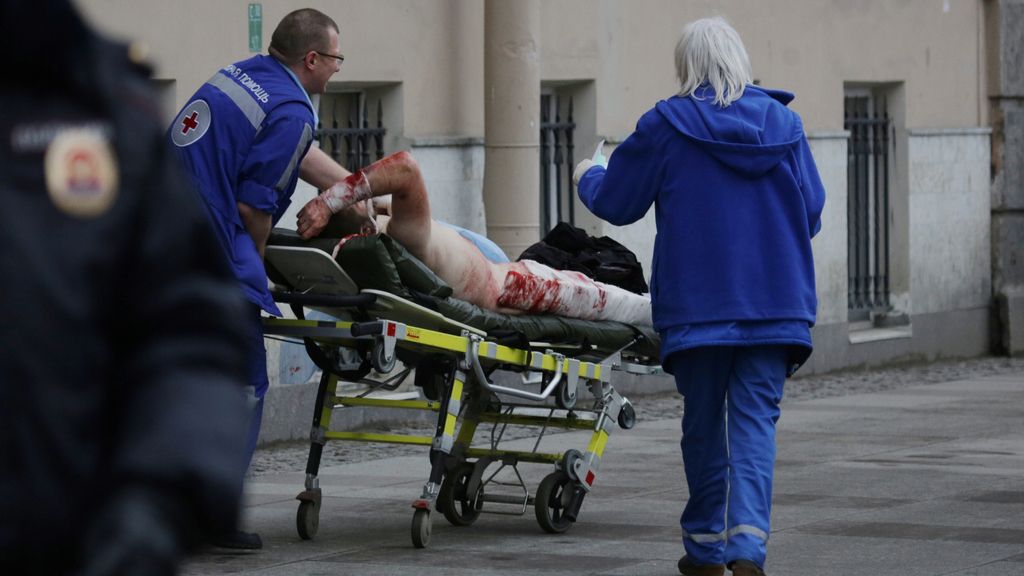 Las imágenes de la tragedia en el metro de San Petersburgo