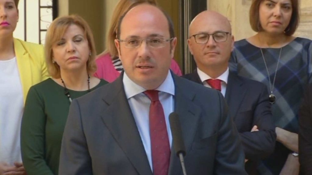 Dimite Pedro Antonio Sánchez, presidente de Murcia, a 24 horas de la moción de censura