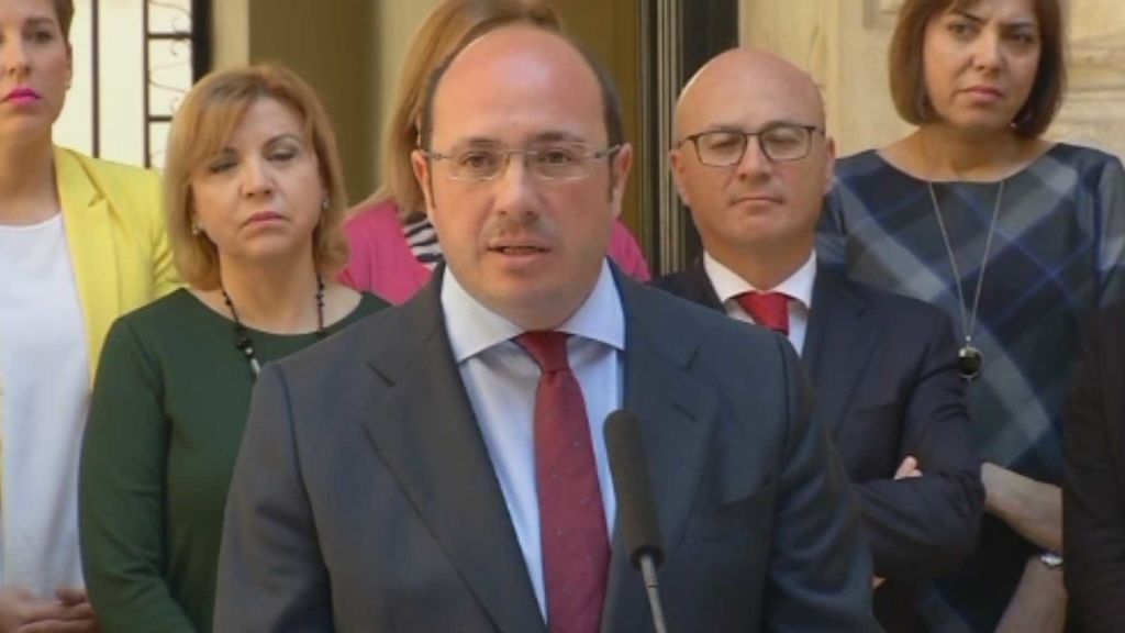 Dimite Pedro Antonio Sánchez, presidente de Murcia, a 24 horas de la moción de censura