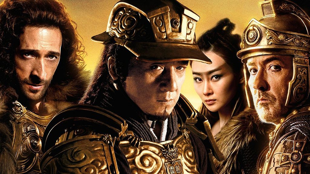 'Dragon Blade', con Jackie Chan,  John Cusack y  Adrien Brody