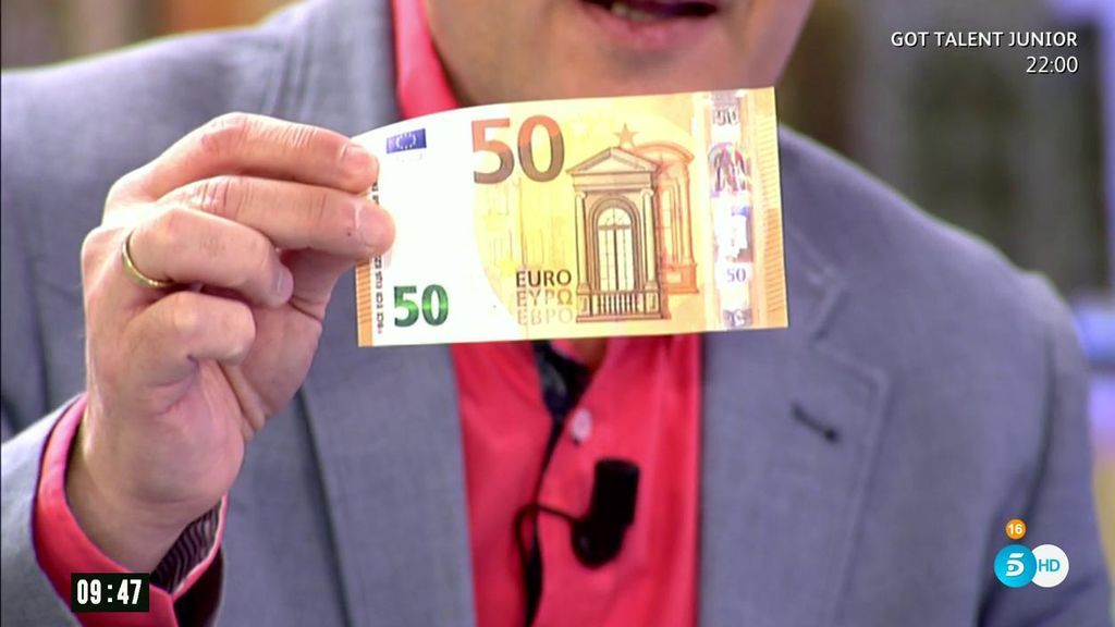 ¿Cómo distinguir el nuevo billete de 50 euros de las falsificaciones?