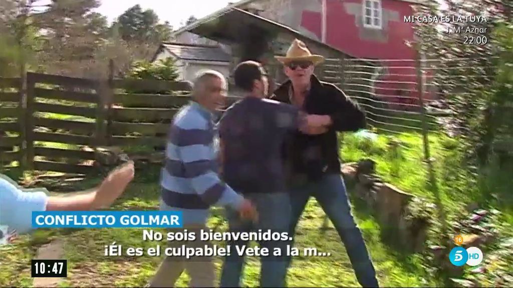 Un reportero de 'AR', atemorizado por un vecino de una pequeña aldea de Galicia