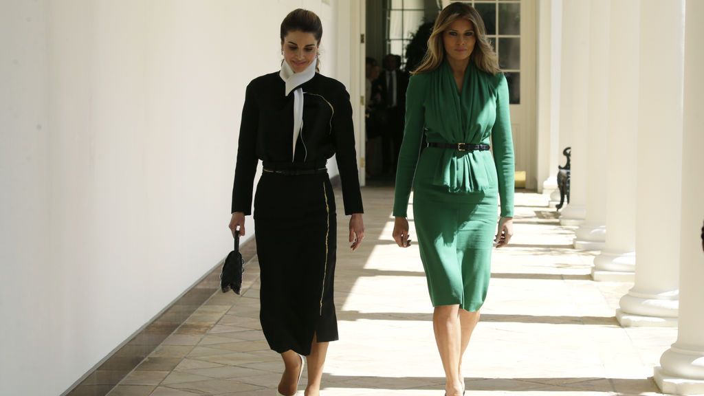 Melania y Rania: Duelo de estilos en la Casa Blanca