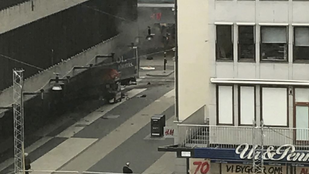 Pánico en las calles de Estocolmo