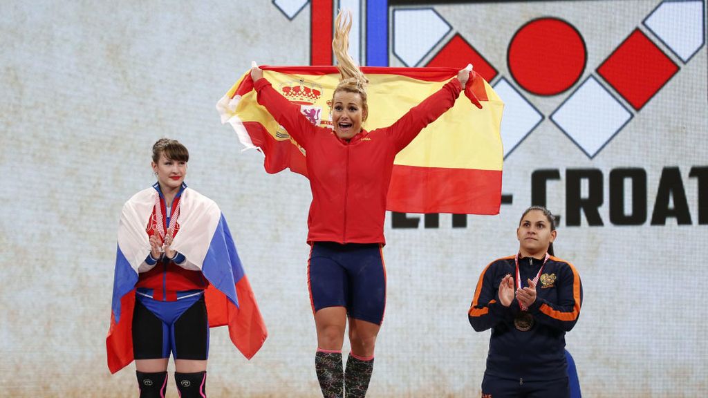 Lydia Valentín, triple campeona de Europa de halterofilia ¡Grande!