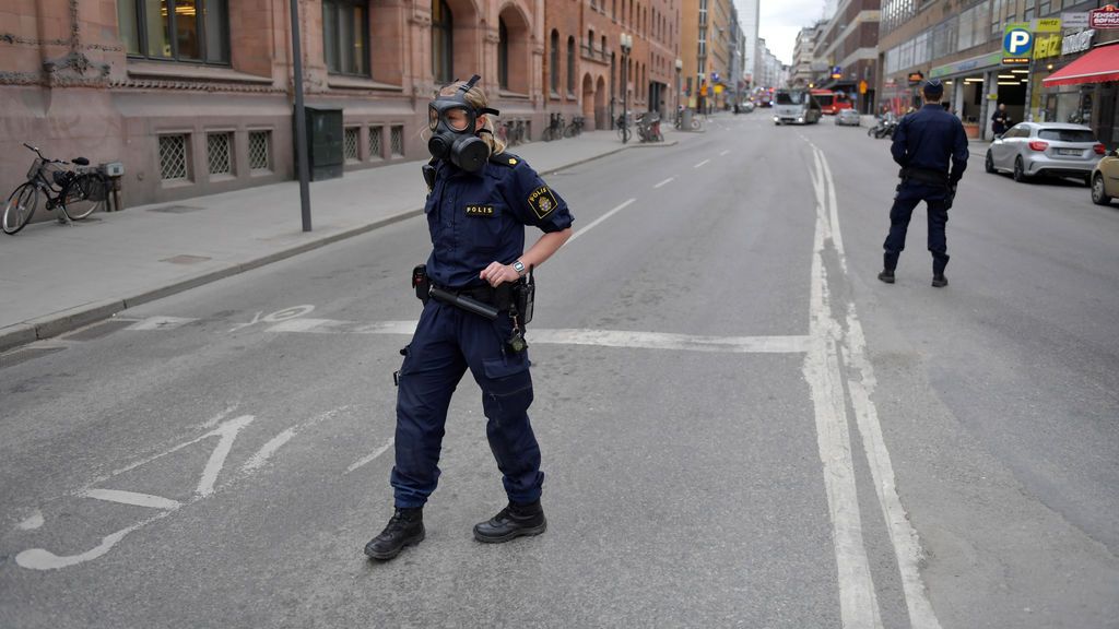 Imágenes del atropello mortal en Estocolmo