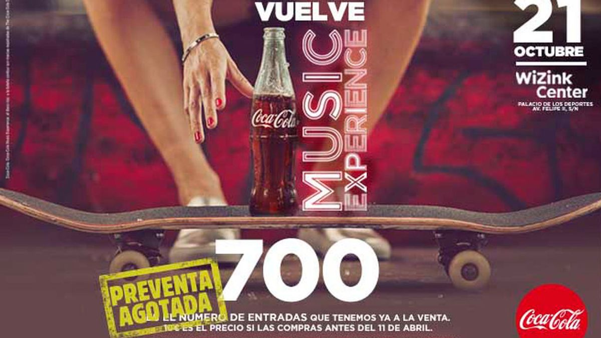 ¡Se agotan las 700 entradas de preventa para Coca-Cola Music Experience!