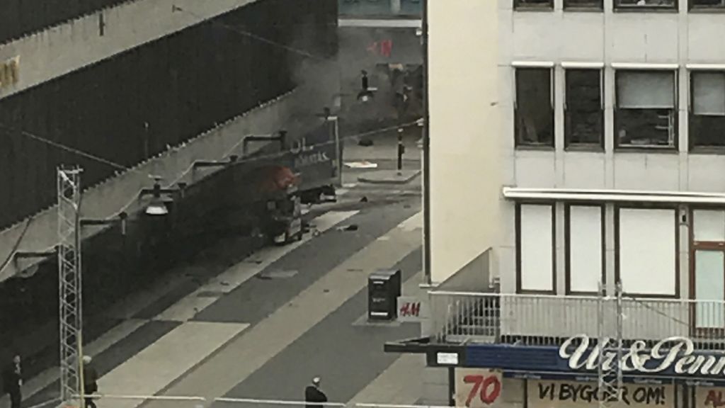 Pánico en las calles de Estocolmo