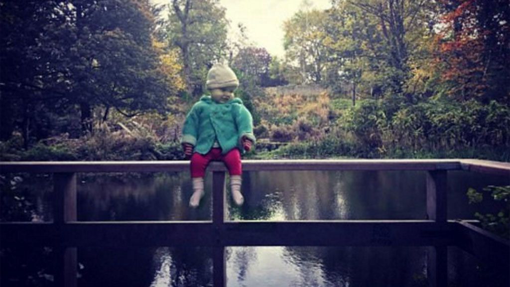 Las fotos de este bebé que dan miedo