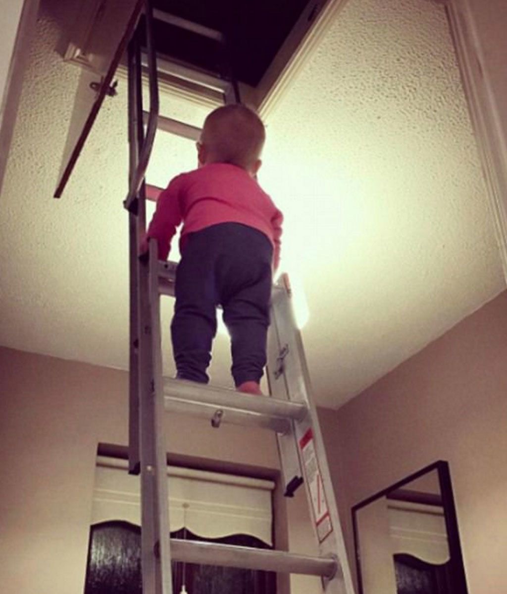 Las fotos de este bebé que dan miedo