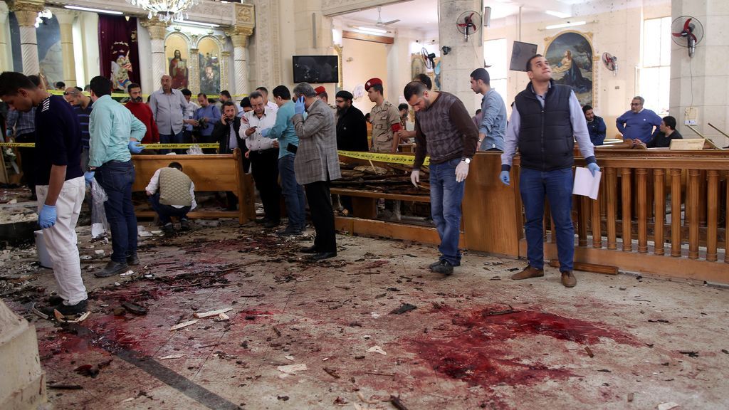 Doble atentado en iglesias coptas de Egipto