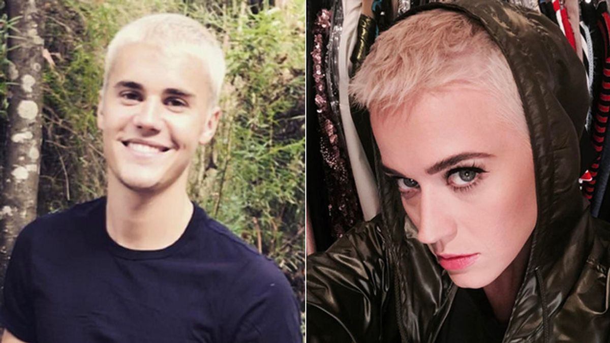 El nuevo look de Katy Perry lleva a los fans a compararla con Justin Bieber