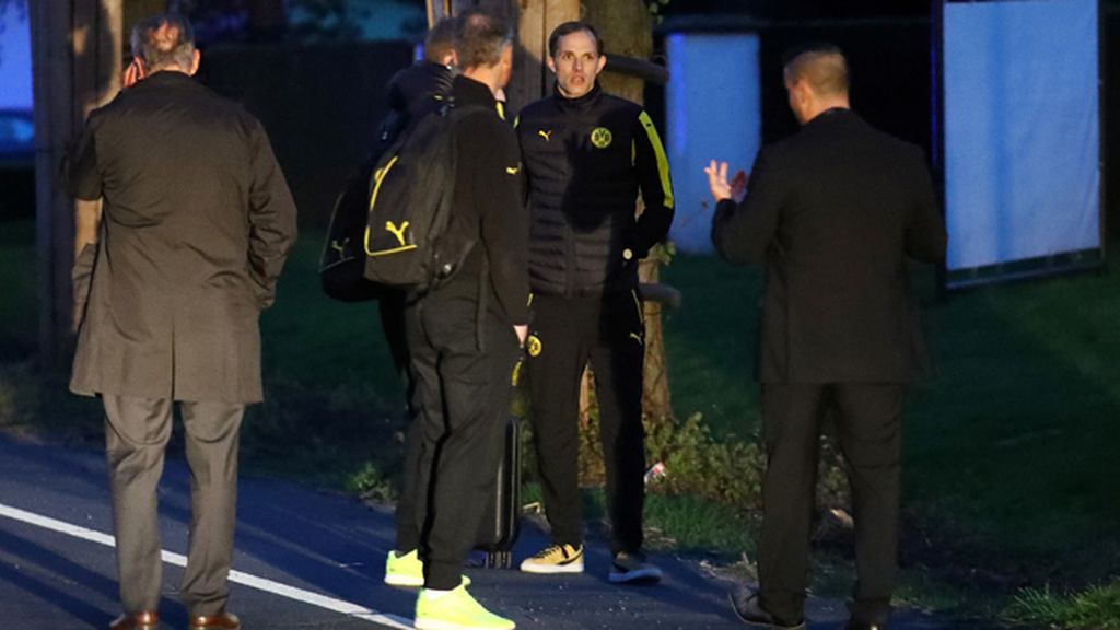 Así ha quedado el autobús del Borussia de Dortmund tras las explosiones