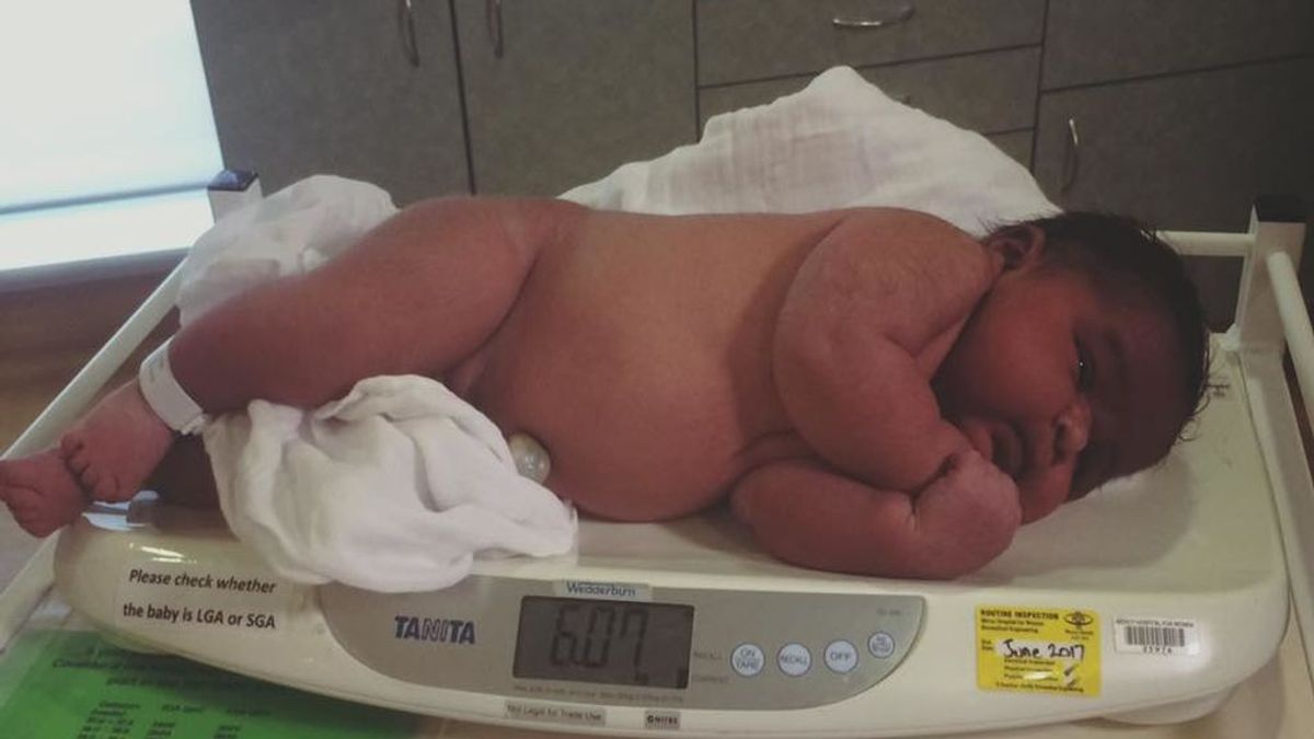 Esta madre australiana dio a luz a un bebé de 6 kilos de forma natural y sin epidural