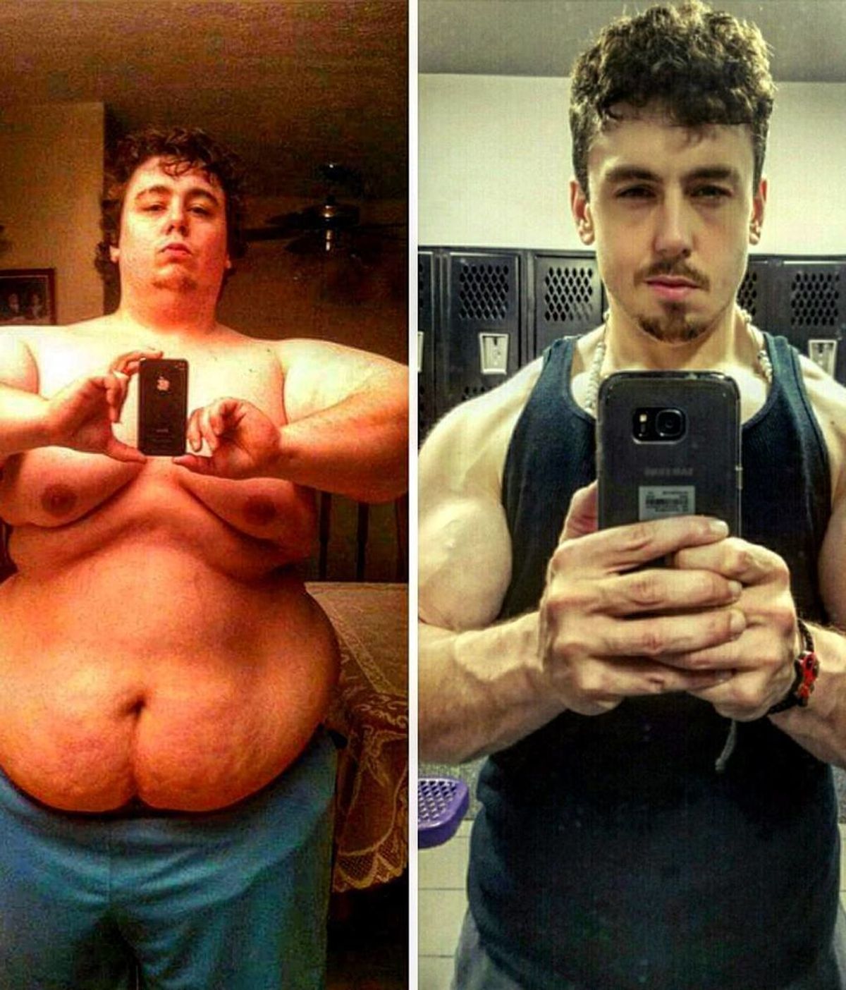 La increíble transformación de un joven que pesaba 180 kilos