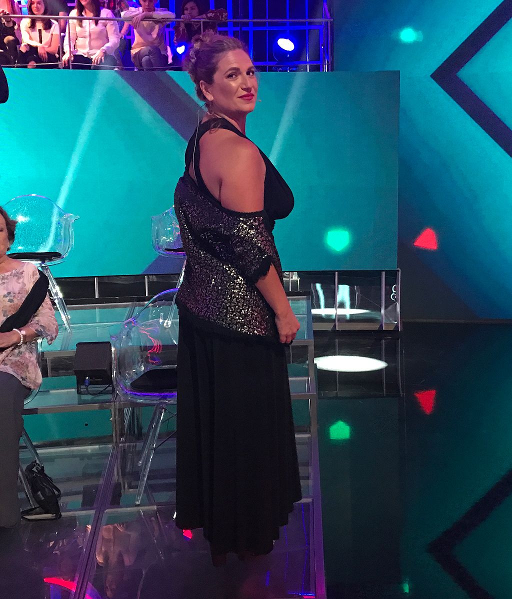 La tía de Daniela, de gala para la ocasión