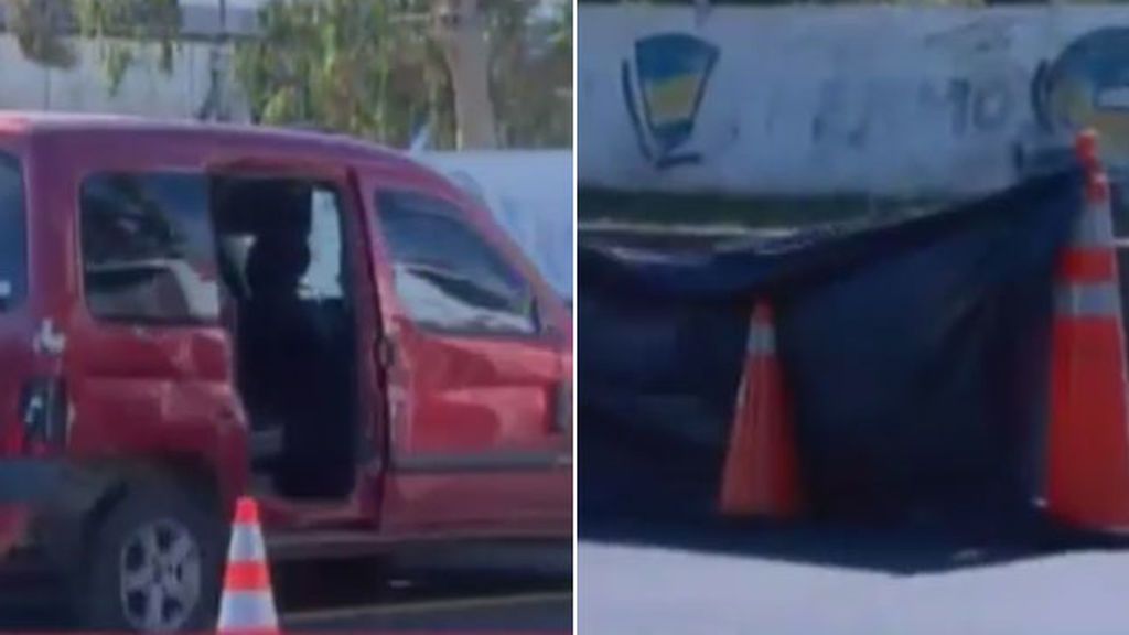 Una embarazada choca en la autopista, sale corriendo del coche y muere atropellada