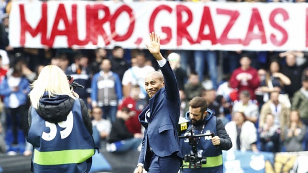 Riazor le brinda un emotivo a homenaje a Mauro Silva 12 años después de última visita ¡Leyenda!