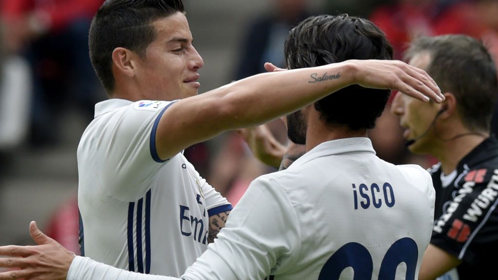 Isco mantiene líder al Madrid con un doblete ante el Sporting (3-2)